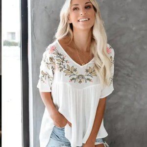 Harper babydoll top❣️